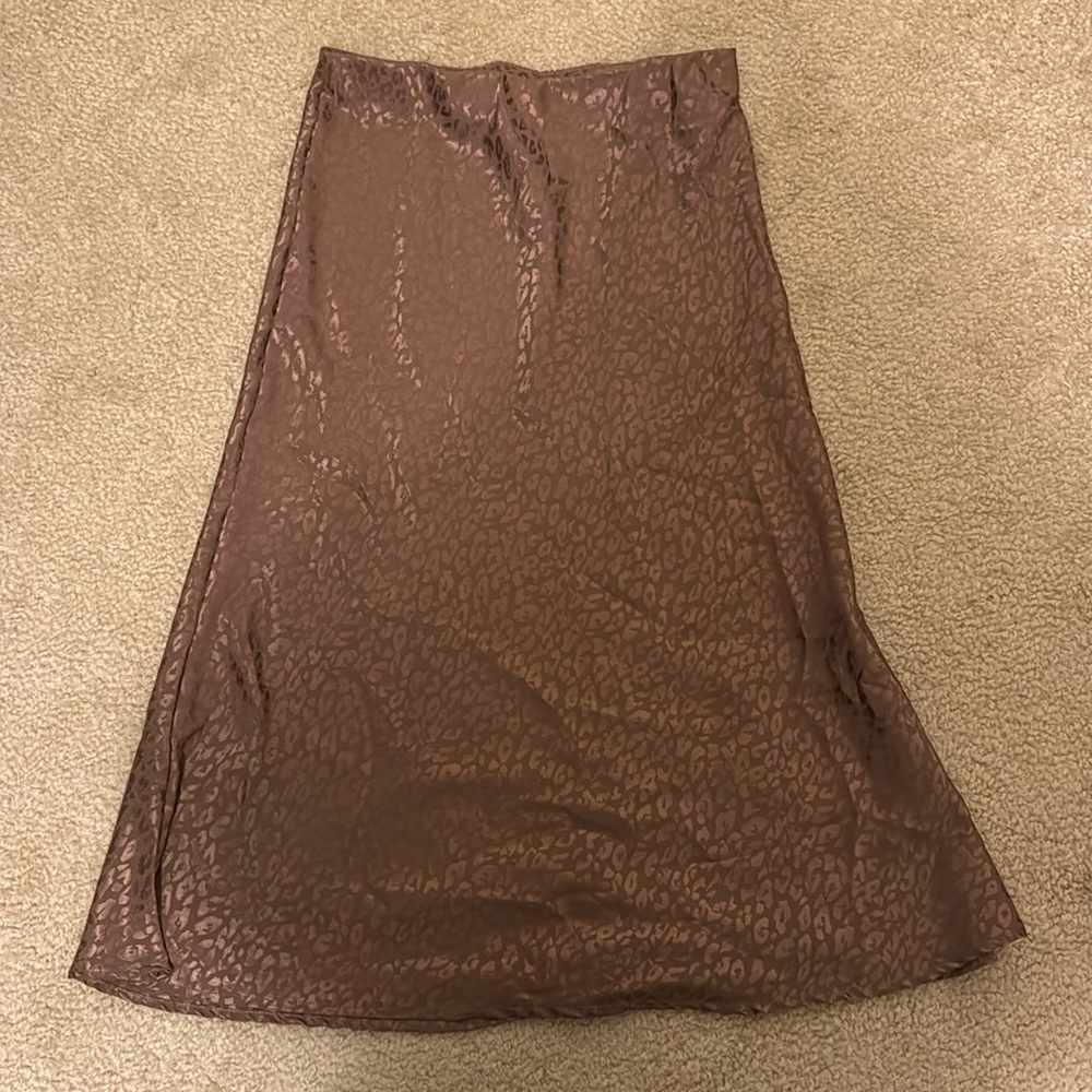 Pitaya Cheetah Midi Skirt
